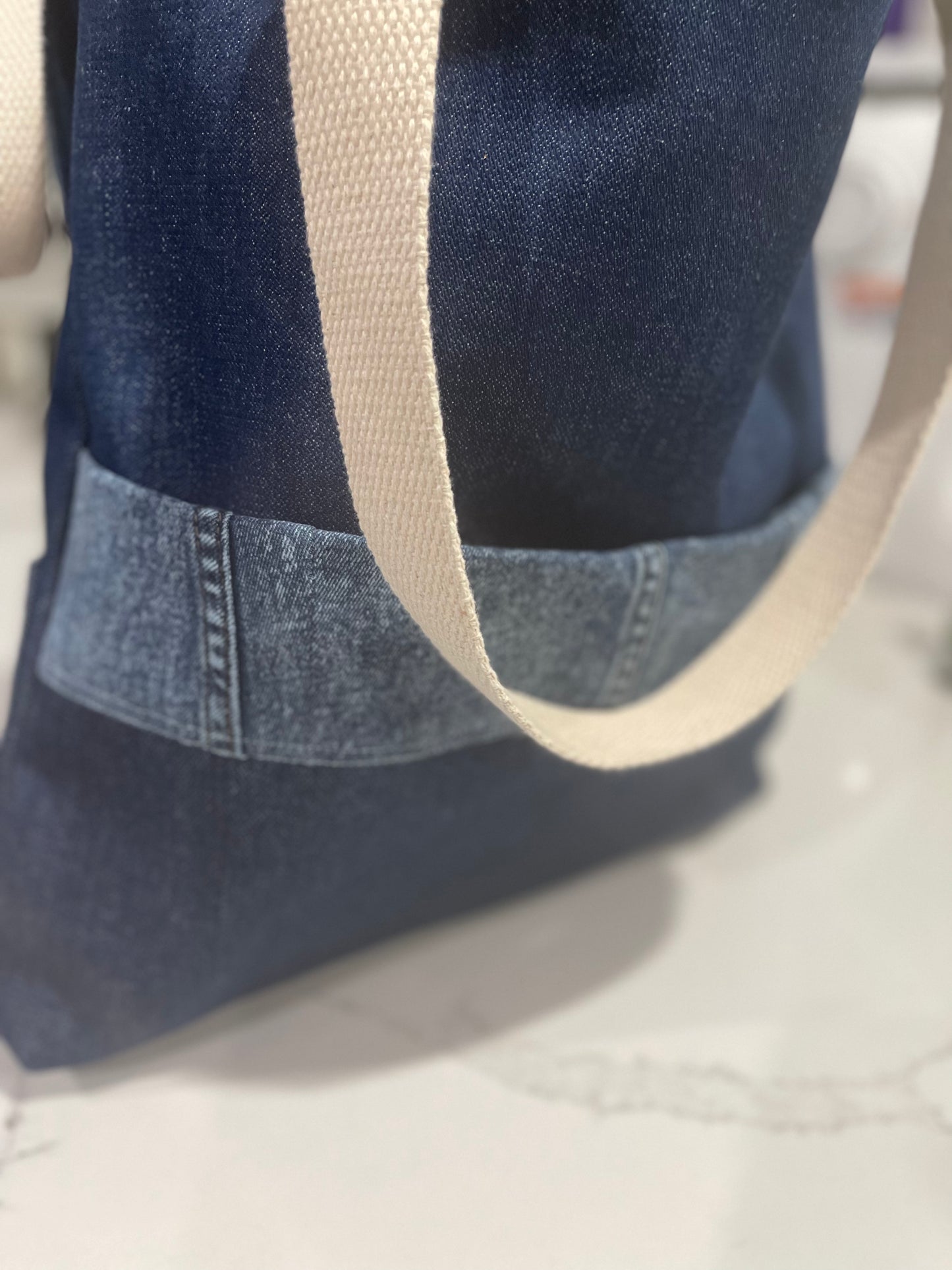 Pocket-Patchwork-Large Tote