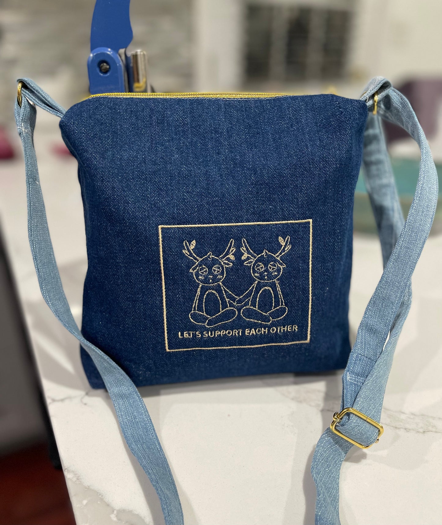 Cross Body Embroidered Bag