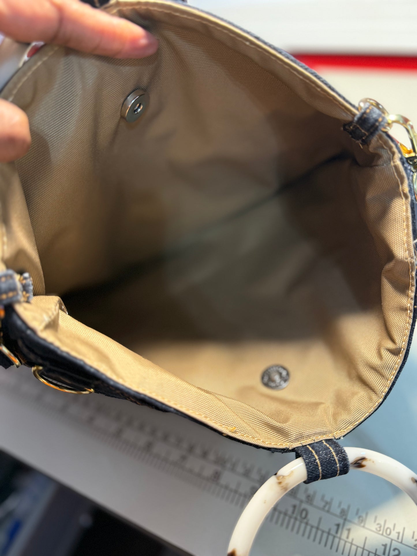 Cross Body Upcycled Jean Bag #2
