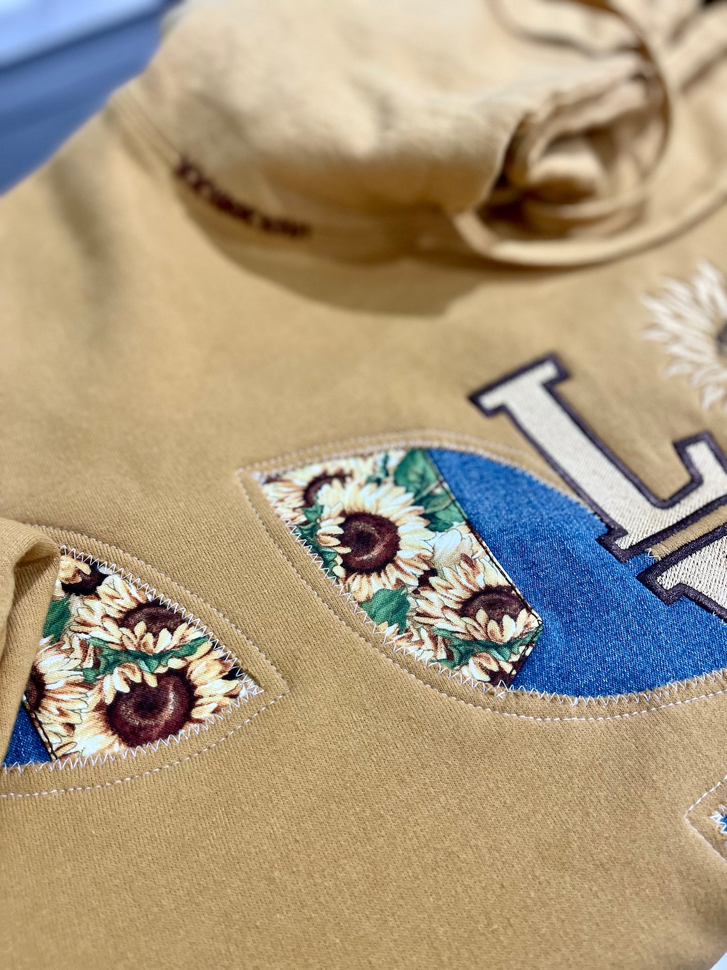 Sunflower Denim Patchwork