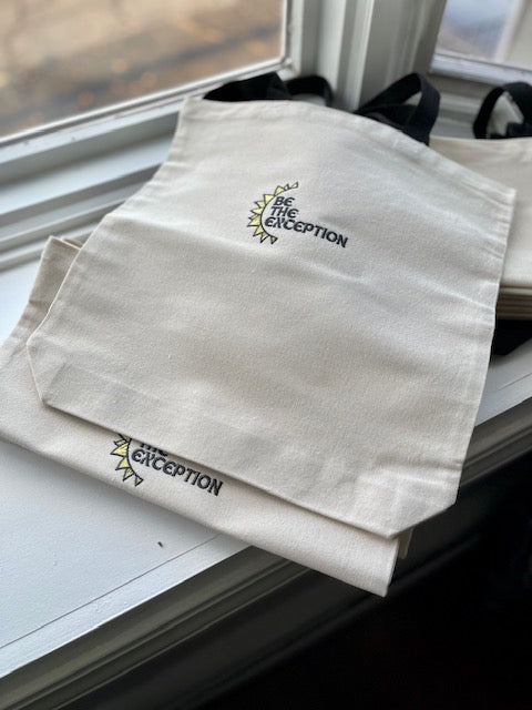 Be The Exception - Canvas Tote