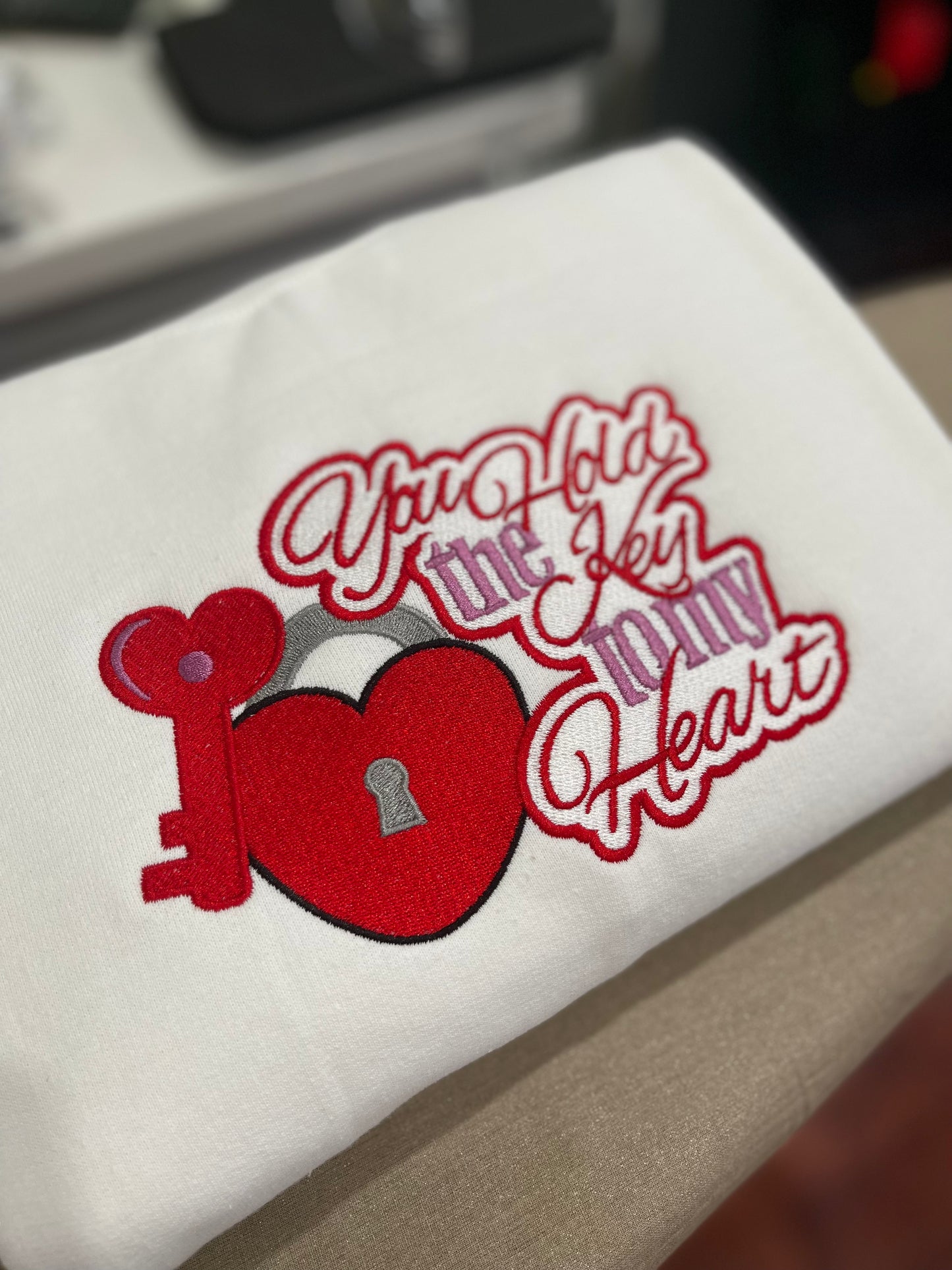 Valentine's Day Embroidered - Sweatshirts