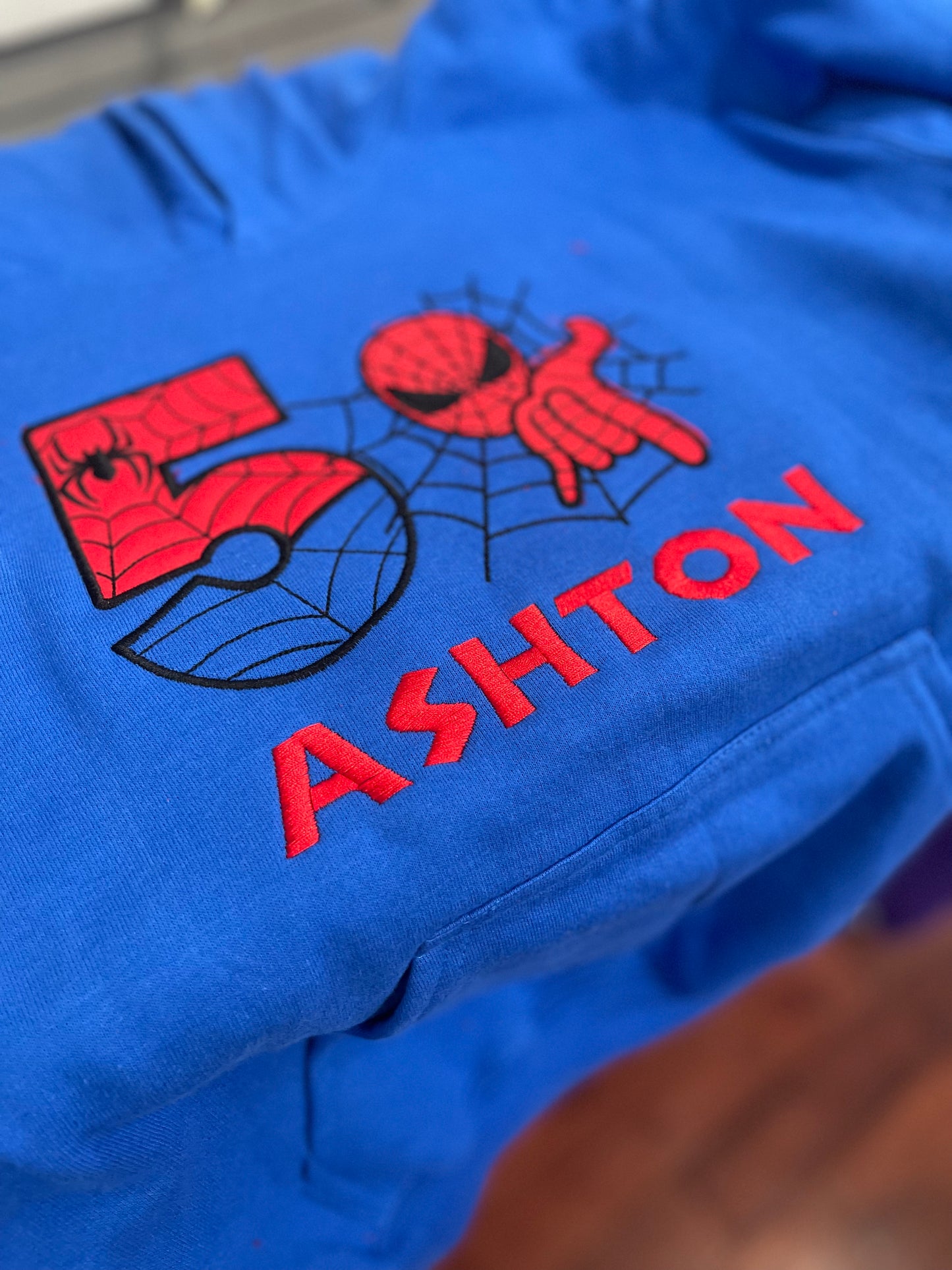 Embroidered Birthday Applique Hoodie