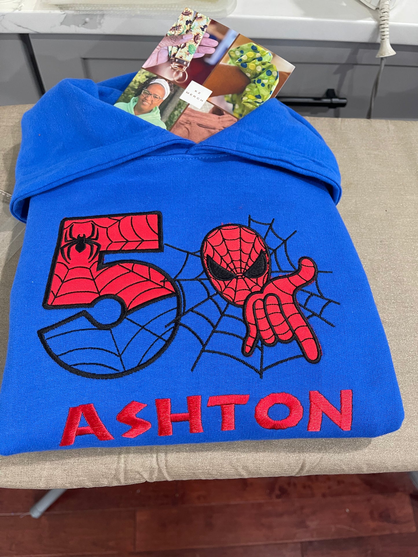 Embroidered Birthday Applique Hoodie