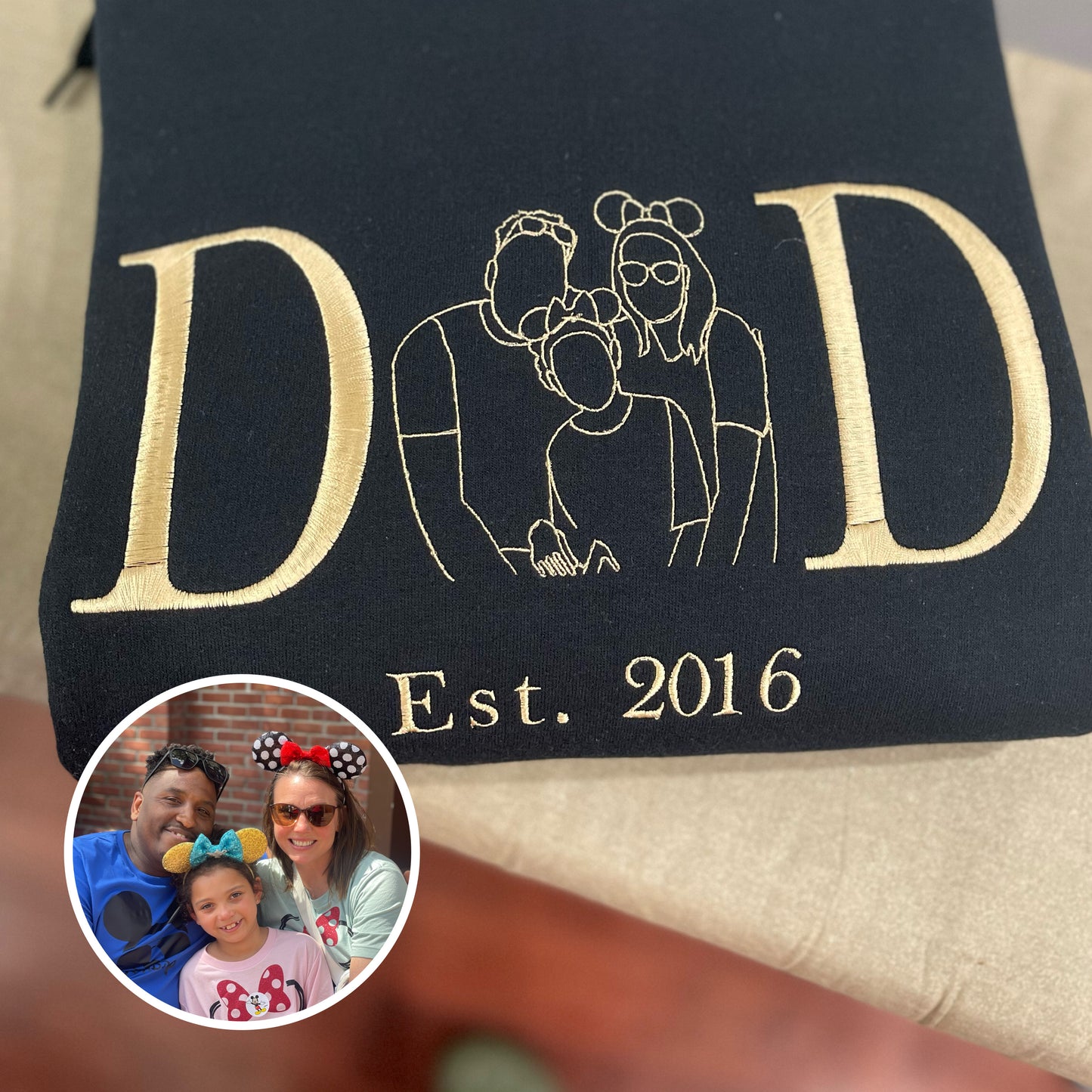 Faceless Photo -Custom Dad