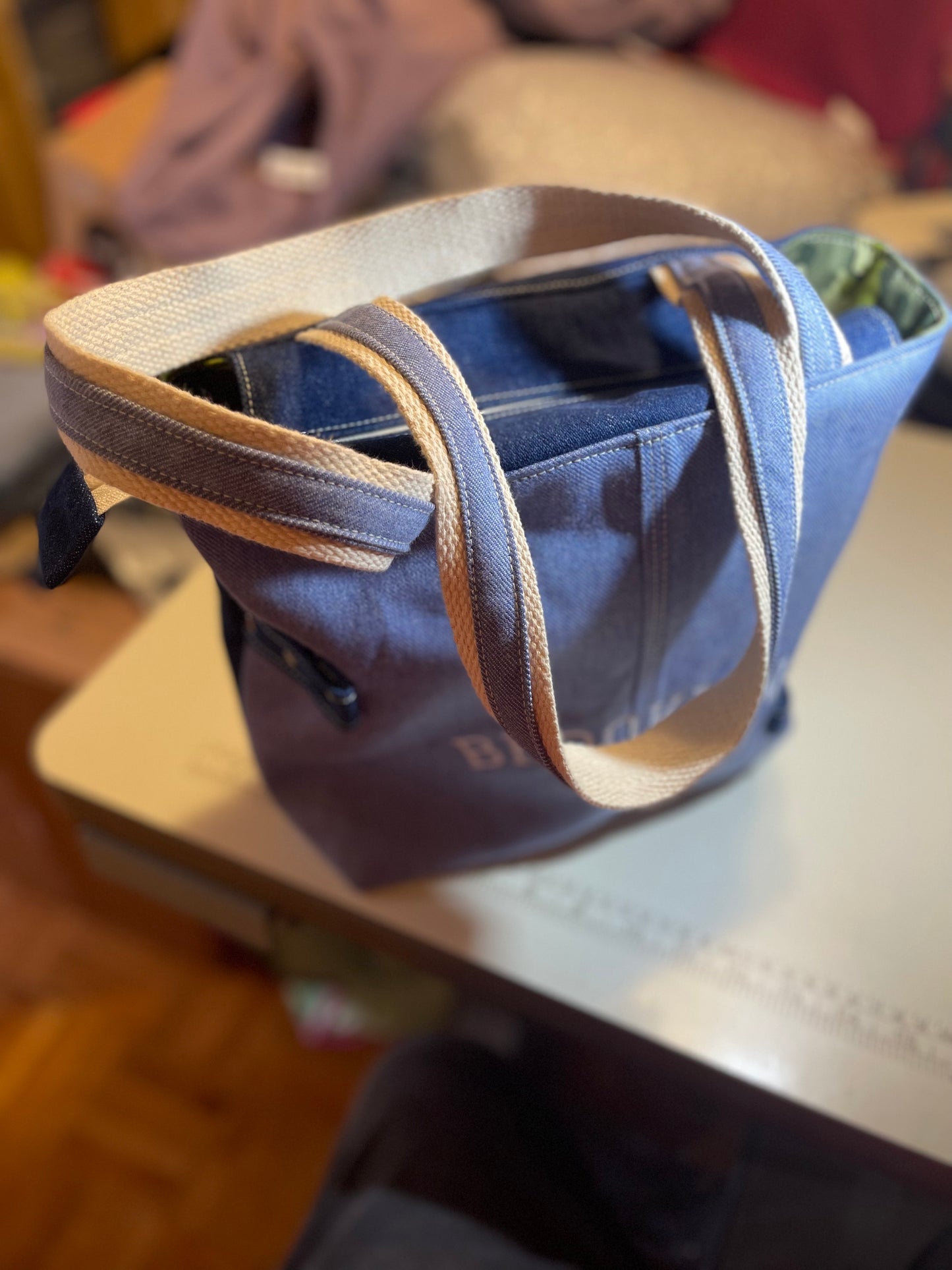 14” Denim - Brooklyn Tote