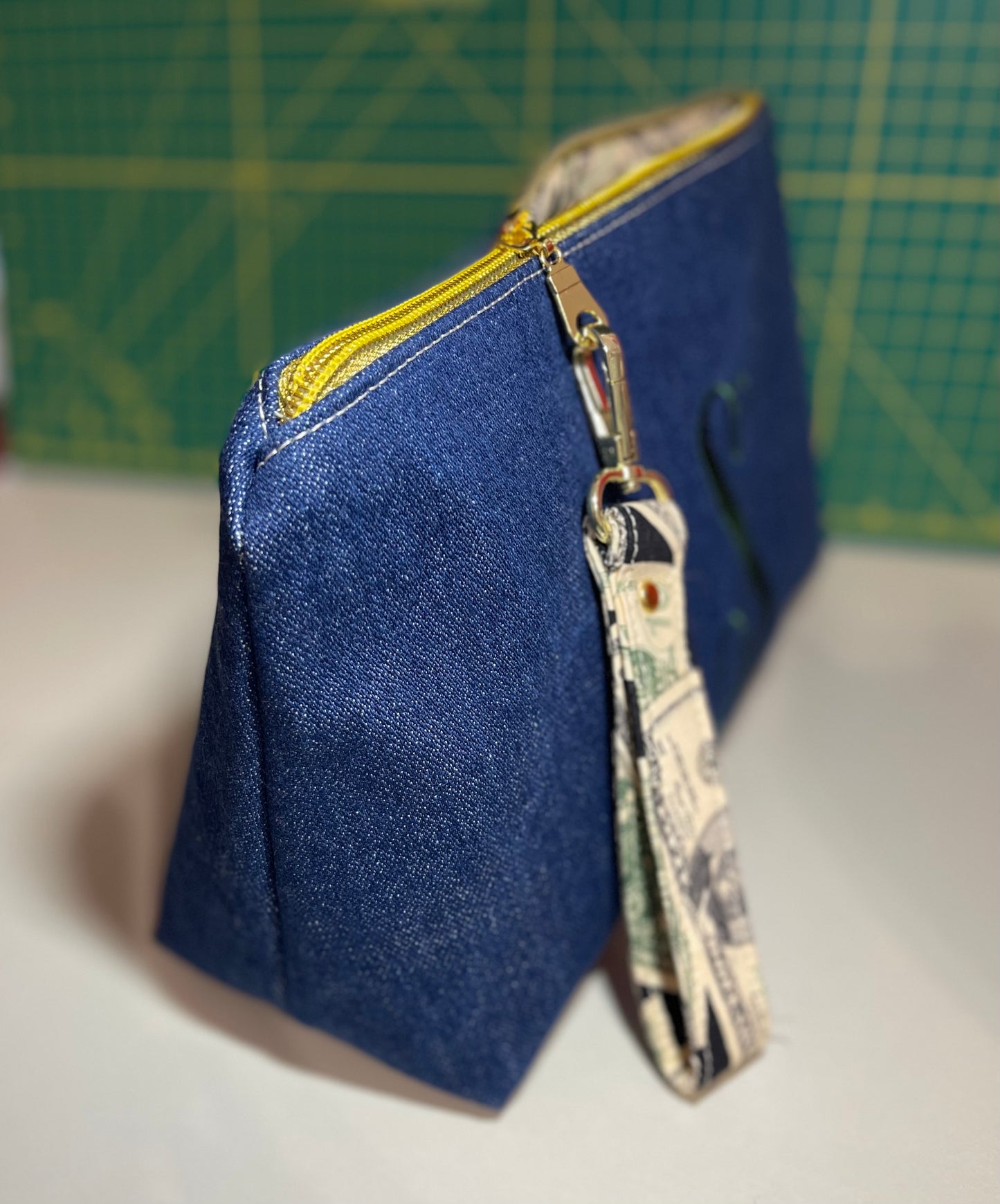 Denim Personalized Money Pouch