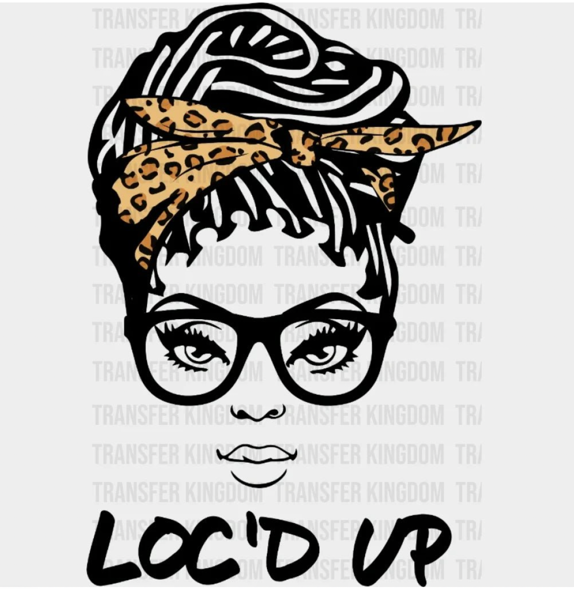 Loc'd Up - Woman w/Bun