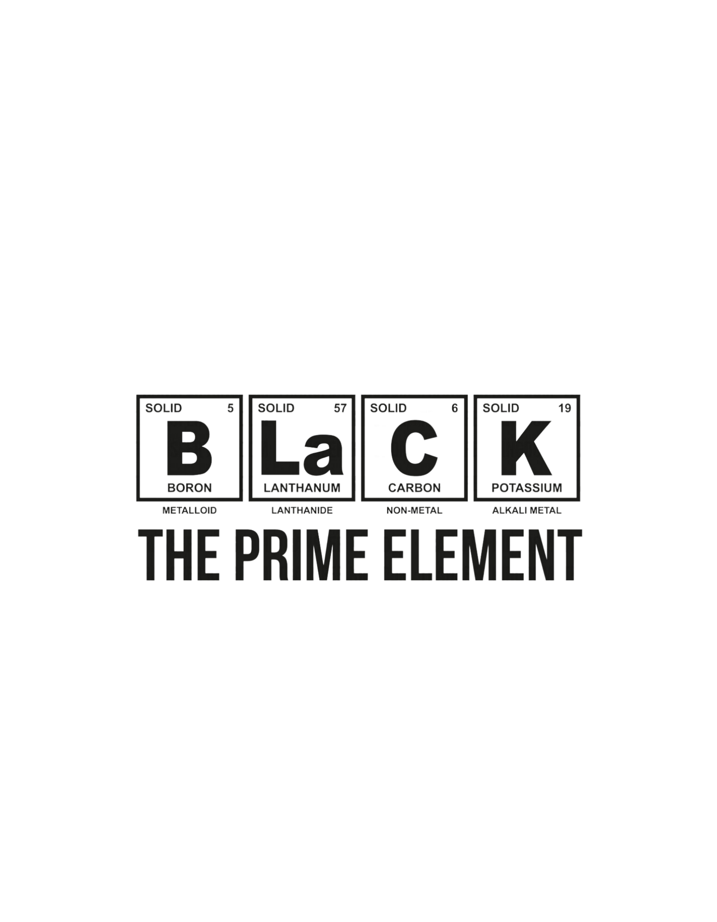 Black The Prime Element